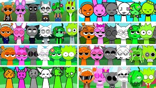 Incredibox - Sprunki But Love Couples All Together In Different Mods