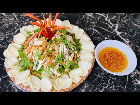 Cách làm gỏi gà ngó sen