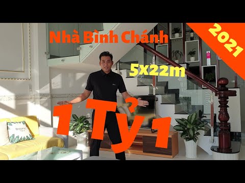 Bán nhà bình chánh sổ hồng riêng 2021 - mua bán nhà đất huyện bình chánh - 5x22m - giá 1 tỷ 1 (M11)
