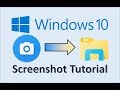 Windows 10 - Screenshots - How to Take a Screenshot - Print Screen in Computer on PC Laptop Tutorial