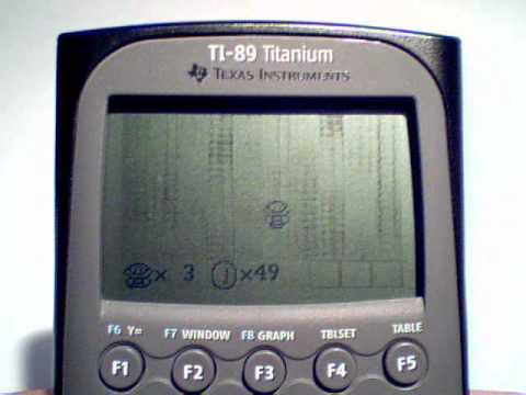 ti 89 texas instrument