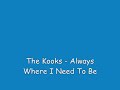 The kooks - always where i need to be ( acoustic )