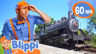 Blippi Explores a Steam Train | Vehicles for Kids | Educational s for Kids