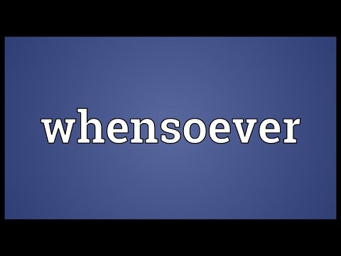 Header of whensoever