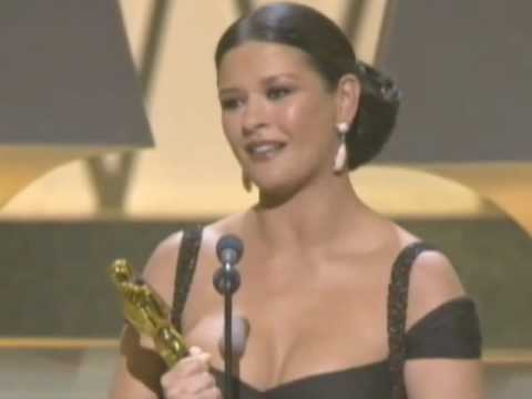 Catherine Zeta-Jones winning an Oscar® for