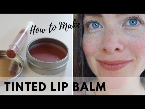 How to Make NUDE Tinted Lip Balm | DIY Natural Cosmetics - YouTube