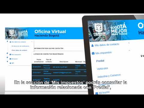 Bogotá cuenta con Oficina Virtual de impuestos