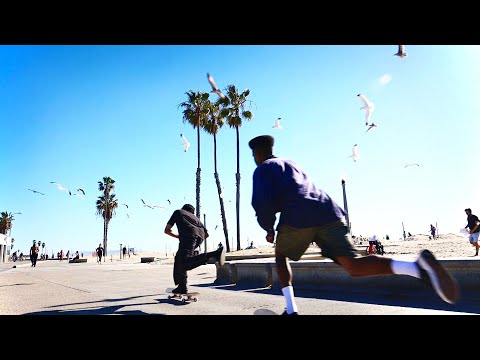 SKATERS DAY IN SANTA MONICA