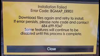 How to Fix Ford Sync Map Update Failure Error BGMAP_ERR01
