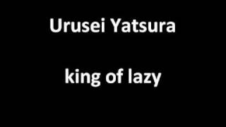 Watch Urusei Yatsura King Of Lazy video
