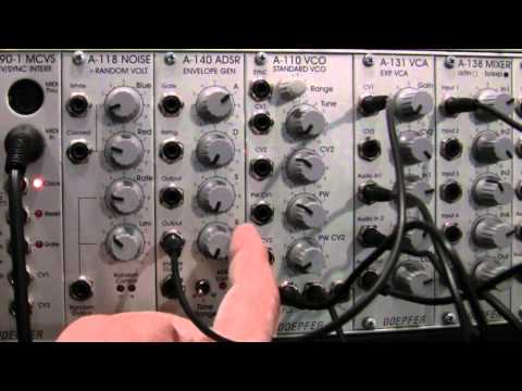 Doepfer A140 ADSR Envelope Generator Part Three-VCO Patch