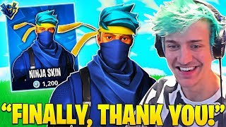 Ninja GOES CRAZY after SPECIAL In-Game EVENT Confirms NINJA SKIN! - Fortnite FUNNY Moments