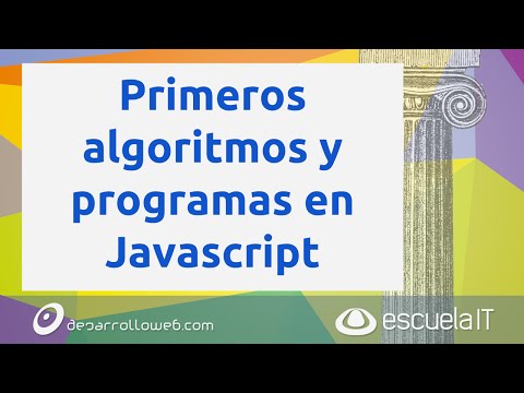 Primeros algoritmos y programas en Javascript