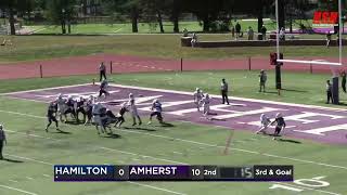 Football Amherst Vs. Hamilton Highlights 92025