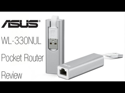 ASUS WL-330NUL Pocket WiFi Router Review, The World's Smallest Router!