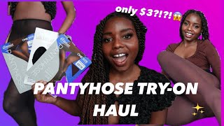 CHEAP PANTYHOSE TRY-ON HAUL