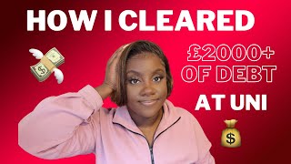 HOW I BUILT UP (AND CLEARED) £2000+ DEBT WHILST AT UNIVERSITY | Pennies To Pounds TV