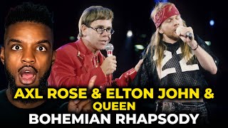 🎵 Bohemian Rhapsody - Axl Rose, Elton John, Queen REACTION