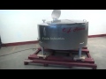 C.E. Howard 600 GAL 304 Stainless Steel Single Wall Mixing Tank Demonstration