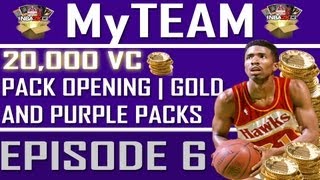 NBA 2K13 MyTeam: 20,000 VC Pack Opening | Gold And Purple Packs Ep.6