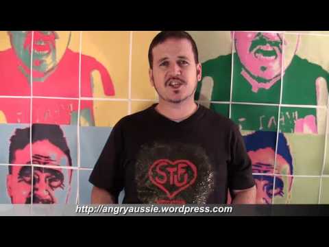 Hot sexy models wearing AngryAussie t-shirts