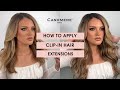 Bel Air Brunette Seamless Clip In Hair Extensions