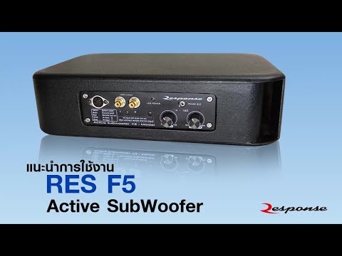 RES F5 , Active Sub Woofer ซับวูฟเฟอร์แบบตู้ปิด ติดรถยนต์ ขนาดเล็กทรงพลัง