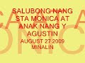 Salubong 2009 Aug 27 Sta Monica at San Agustin MINALIN amanuningbie.com