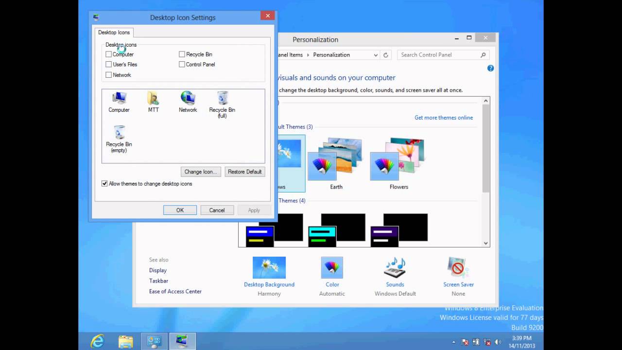 Windows 8 Desktop Icons Huge