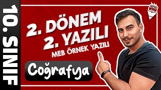 10.Sinif 2.Dönem 2. Yazili Coğrafya Sinavi Sorulari