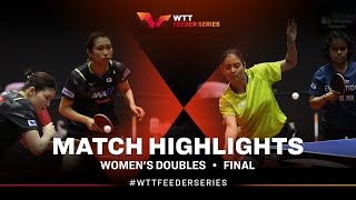 Hashimoto/Sato Vs Baisya/Roy | Wd Final | Wtt Feeder Cappadocia 2024