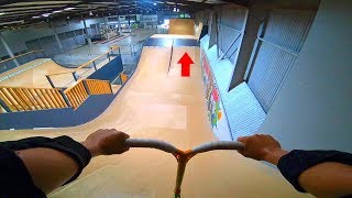 MINI MEGA RAMP vs PRO SCOOTER TRICKS! *NEW TRICK*