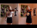 NEW VERSION Lara plays the Buffy theme on violin! Double trouble.