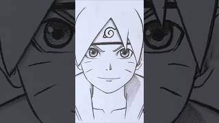 Boruto Uzumaki Drawing #Drawing #Pencilsketch #Shortsvideo #Animedrawing #Fyp