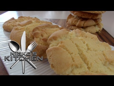 VIDEO : sugar cookies (4 ingredients) - nicko's bakery - http://tinyurl.com/nickosfacebook http://tinyurl.com/nickostwitter http://www.thenickonetwork.com -- official website http://www. ...