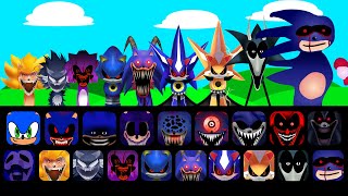 Sprunki Oc Sonic From Phase 1 To Phase 19 New Phase 19