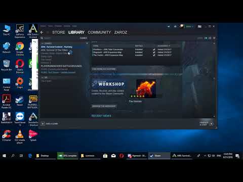 ARK ลบ MOD unsubscribe Workshop