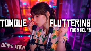 ASMR Tongue Fluttering for Ultimate Relaxation 💎 2 Hours 💎 No Talking