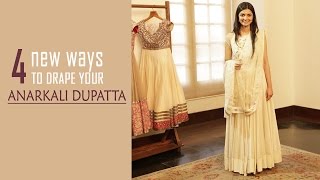4 New Ways To Drape Your Anarkali Dupatta