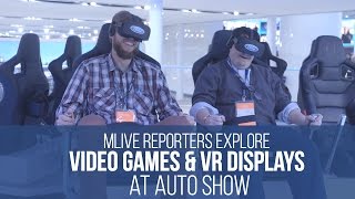MLive Reporters Explore  Games & VR Displays at Auto Show