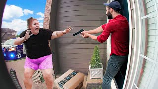 Karen Tries To Steal My Package Then Gets Instant Karma
