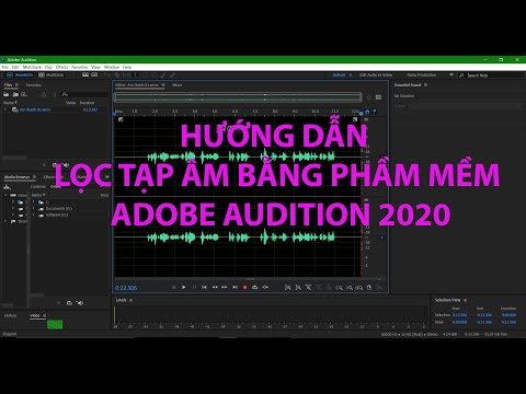 Adobe Audition 2020 full - Hướng dẫn lọc tạp âm bằng phần mềm Adobe Audition 2020 - PMHMP