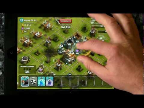 clash of clans coc 245 wall breaker attack by bonbee canada HD