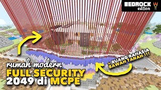Asli Mantep Banget! Rumah  Security di MCPE - Minecraft Indonesia
