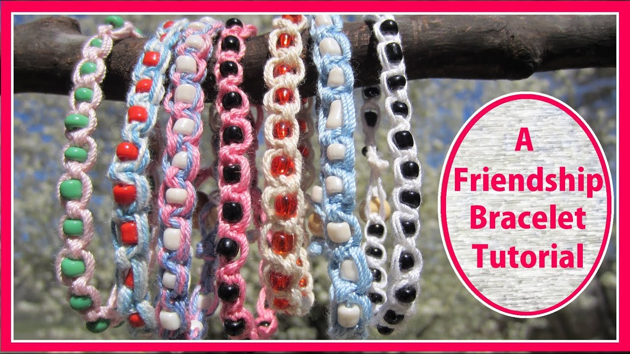 How To Make A Friendship Bracelet - An Easy Kids Craft! - YouTube