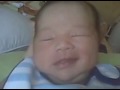 Matthew James's first smile