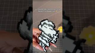 Satisfying Fuse Beads Asmr Pixie Beads Craft Pixel Art Patterns