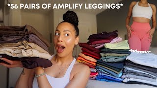 TRYING ON EVERY ALPHALETE AMPLIFY LEGGING TO EVER EXIST!! ((the ultimate alphale