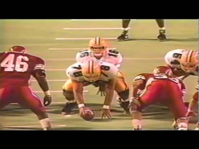 Oregon RB Donovan Moore 27 yard run vs. Utah 9-21-1991