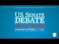 U.S. Senate Debate at Cal State LA